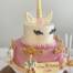 Merry-go Round Unicorn Smash Cake